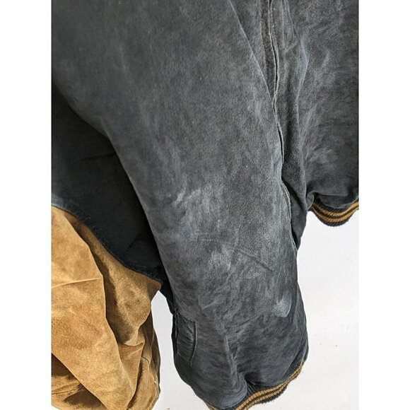 VTG Salt Lake City Utah Winter Olympics 2002 Bomber Jacket Suede 3XL Tall - Picture 8 of 11